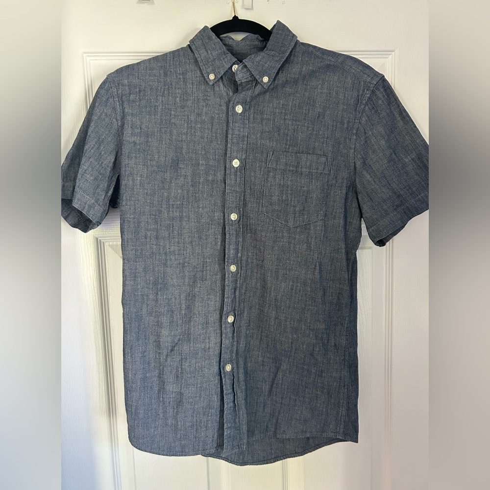 Sonoma Men's Denim Blue Casual Shirt